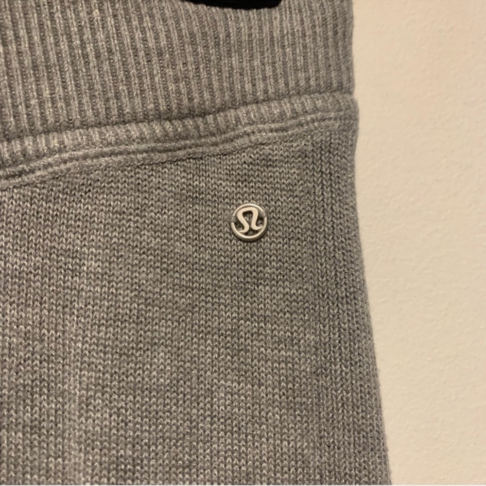 Lululemon Sweet Savasana Heathered Grey Sweater Pant - Picture 3 of 7